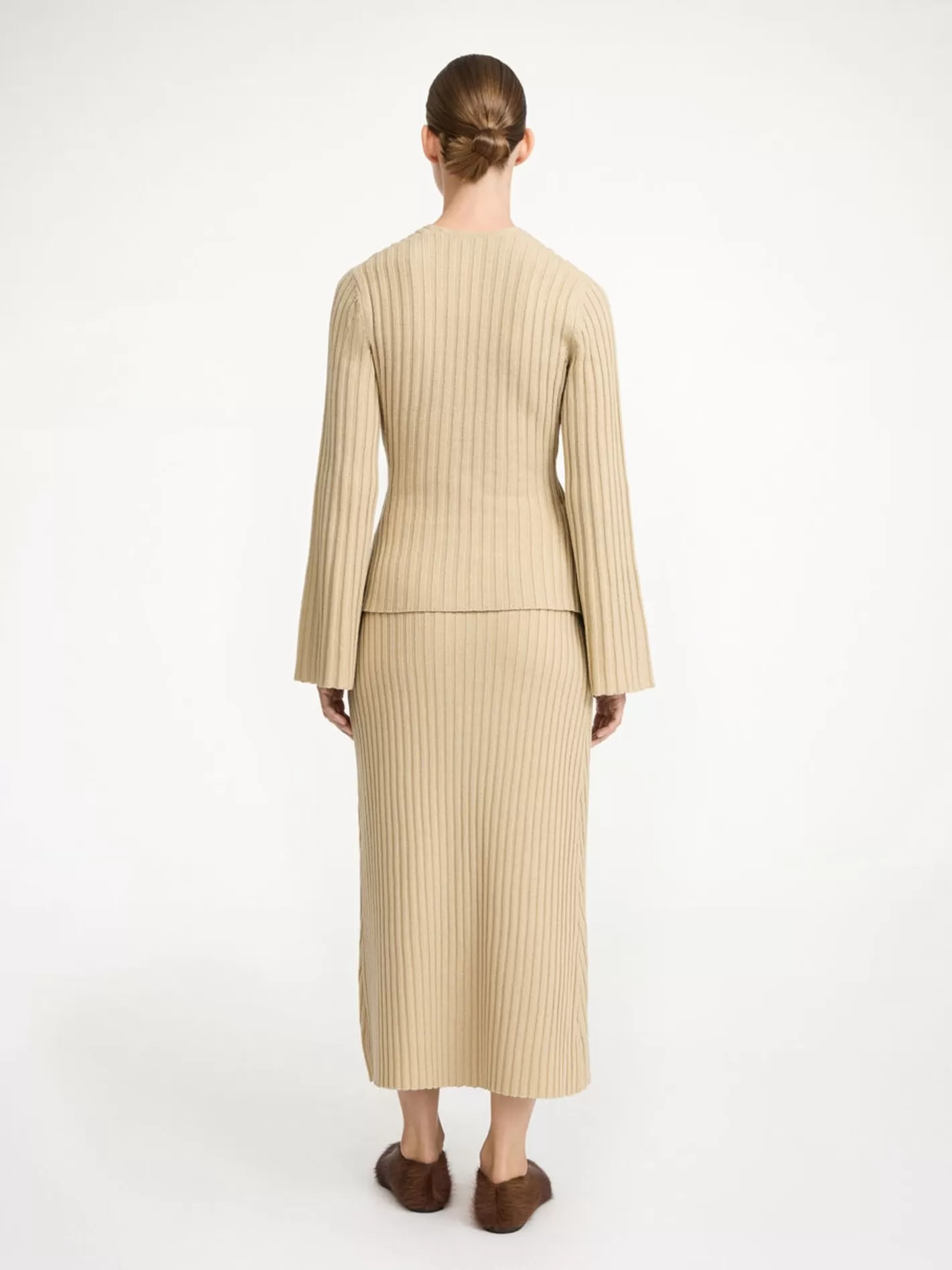 By Malene Birger | Cassila Wool Midi Skirt