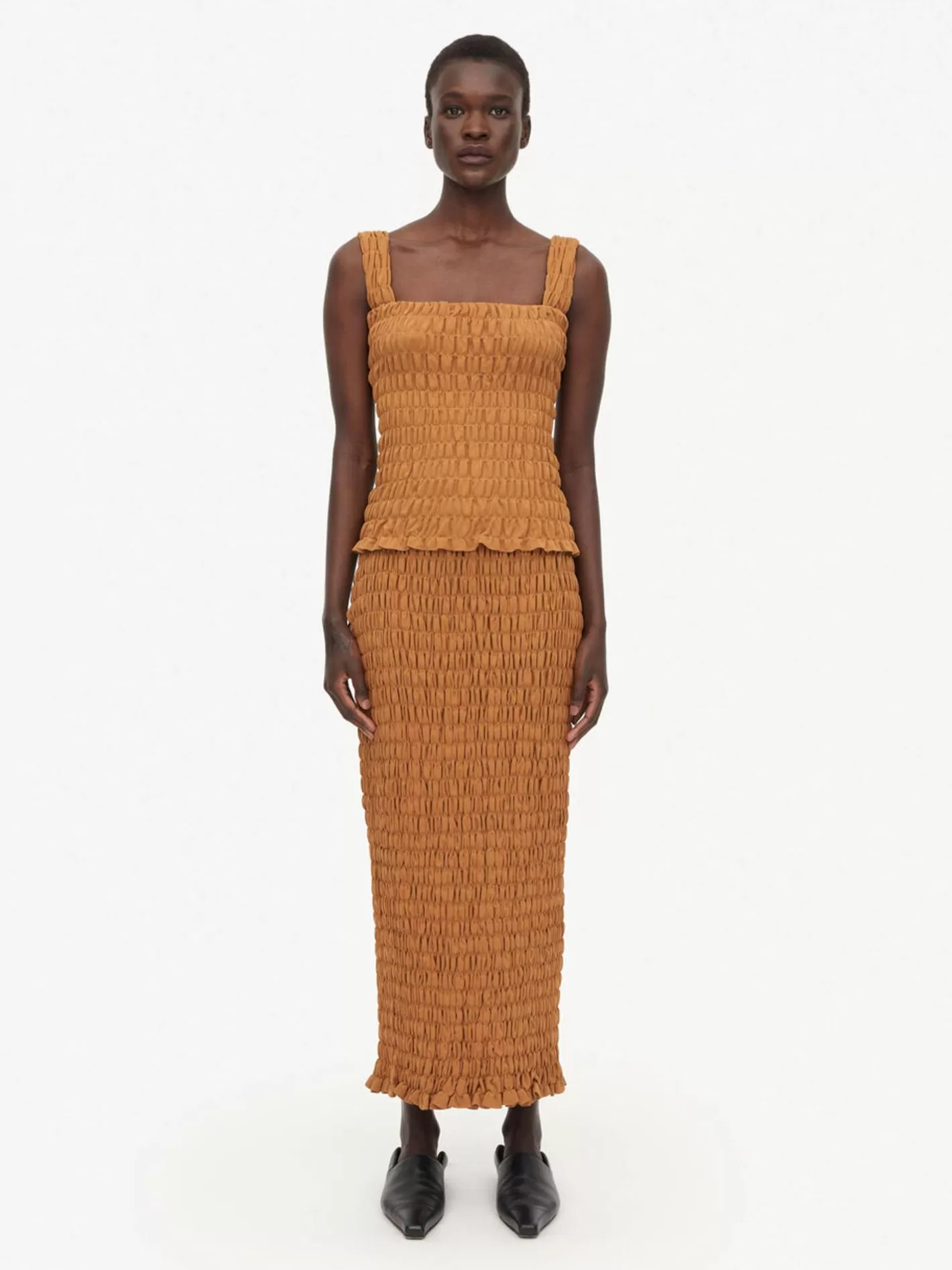 By Malene Birger | Emla Shirred Maxi Skirt