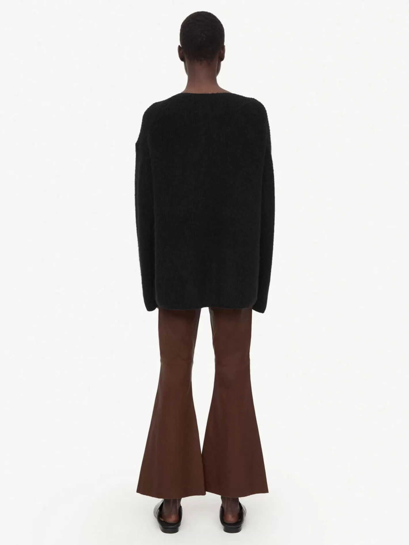By Malene Birger | Evyline Cropped Leather Trousers