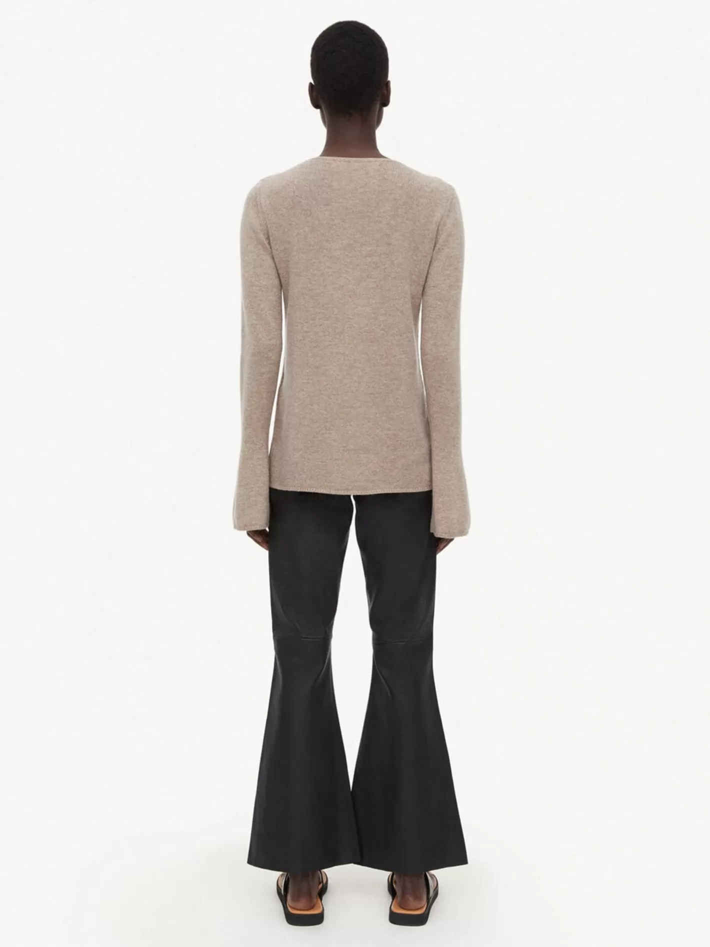 By Malene Birger | Evyline Cropped Leather Trousers
