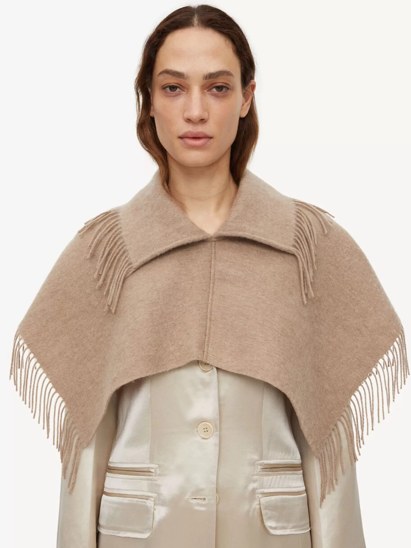 By Malene Birger | Turtla Wool Fringe Bib
