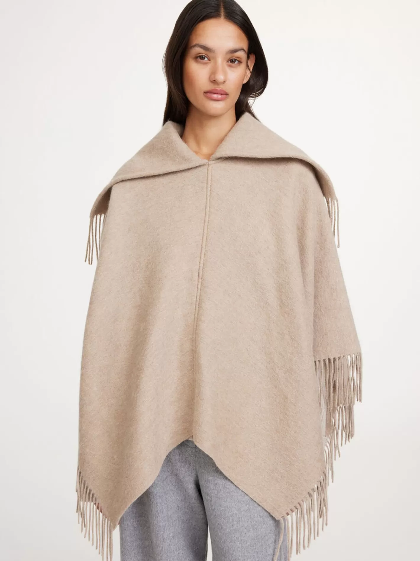 By Malene Birger | Turtma Wool Fringe Bib
